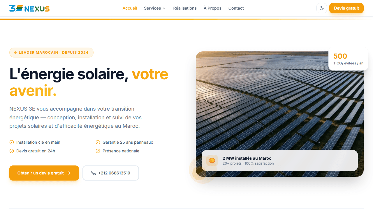 Nexus 3E – Solar Energy Platform